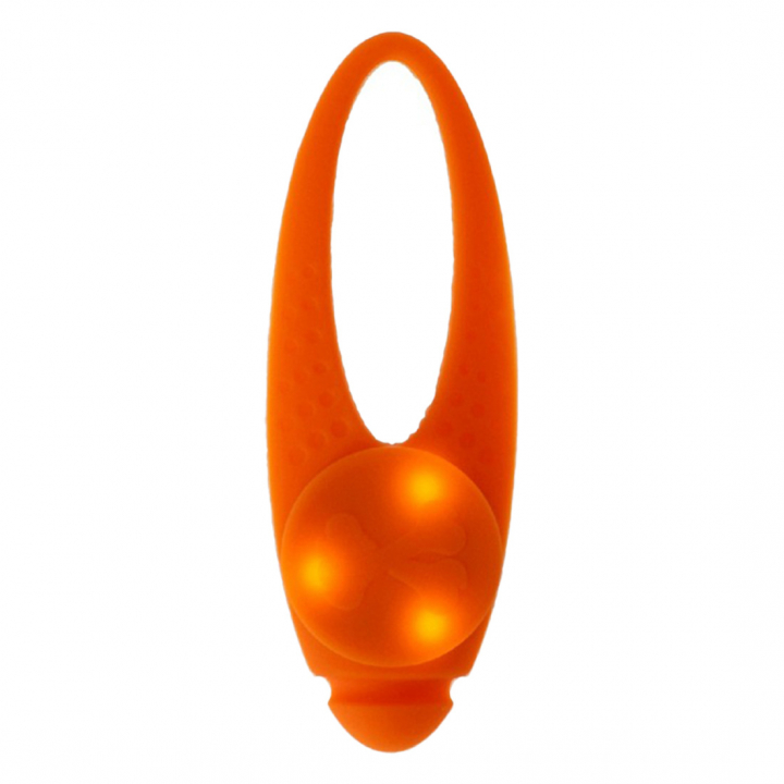 Blinklampa Basic Silikon LED Orange i gruppen Hund / Reflexer, Lampor & Blink hos Horseonline AB (260608OR)