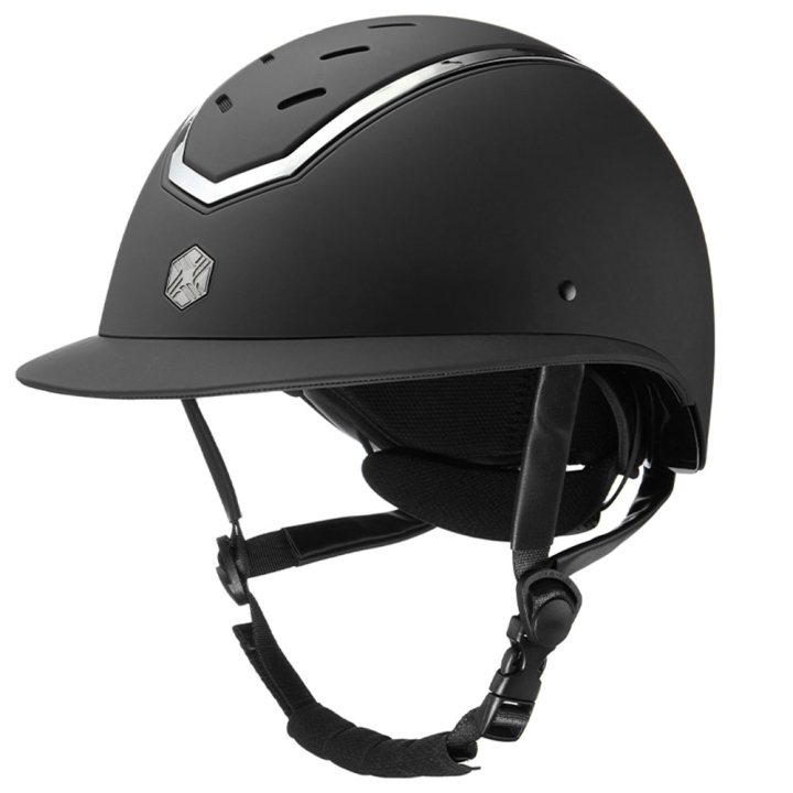 Ridhjälm Kylo Matte Wide Peak Svart/Silver i gruppen Ridutrustning / Ridhjälmar / Solskärm hos Horseonline AB (0209020122BASI_r)