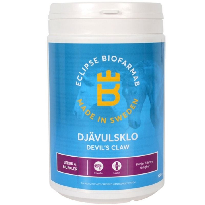 Djävulsklo Pulver 600g i gruppen Fodertillskott / Fodertillskott häst / Leder hos Horseonline AB (0545-600G)