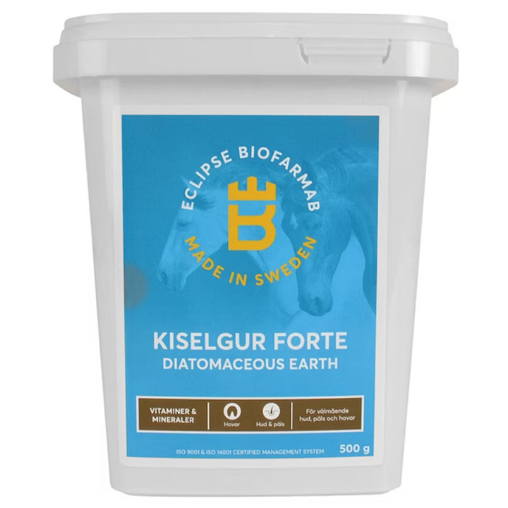 Kiselgur Forte 0.5kg i gruppen Fodertillskott / Fodertillskott häst / Hud & Päls hos Horseonline AB (0798)