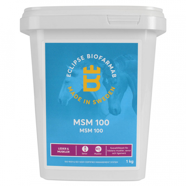 MSM 100 1 kg i gruppen Fodertillskott / Fodertillskott häst / Leder hos Horseonline AB (0996-1KG)