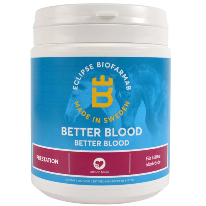 Better Blood 400g i gruppen Fodertillskott / Fodertillskott häst / Prestation hos Horseonline AB (10916NE-400)
