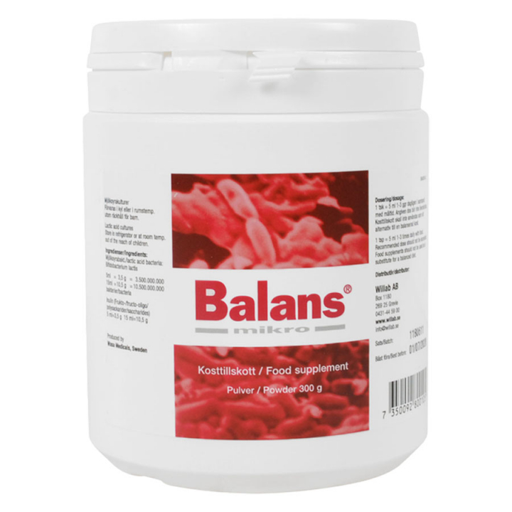 Balans Nonlac Micro 300g i gruppen Fodertillskott / Fodertillskott häst / Mage & Matsmältning hos Horseonline AB (1104)