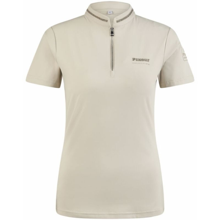 T-shirt Function Zip Selection Beige i gruppen Ridkläder / Ridtoppar & T-shirts / T-shirts hos Horseonline AB (12160028BE_r)