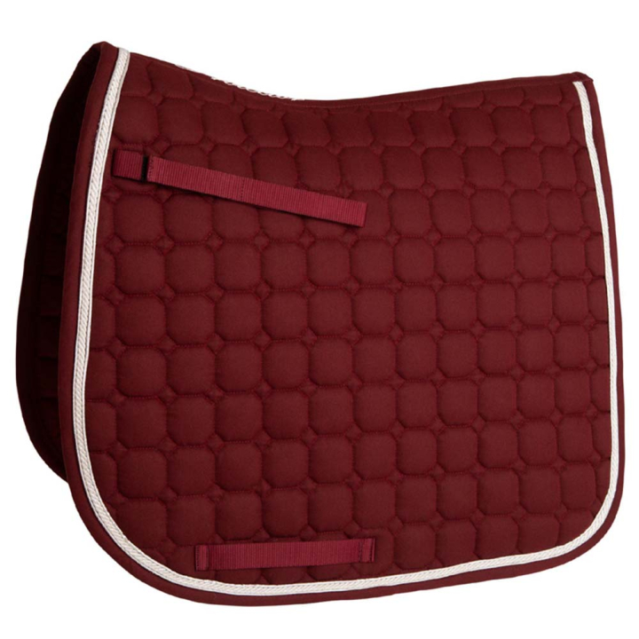 Dressyrschabrak Octagon Quilt Vinröd i gruppen Hästutrustning / Schabrak / Dressyrschabrak hos Horseonline AB (132044WN_r)