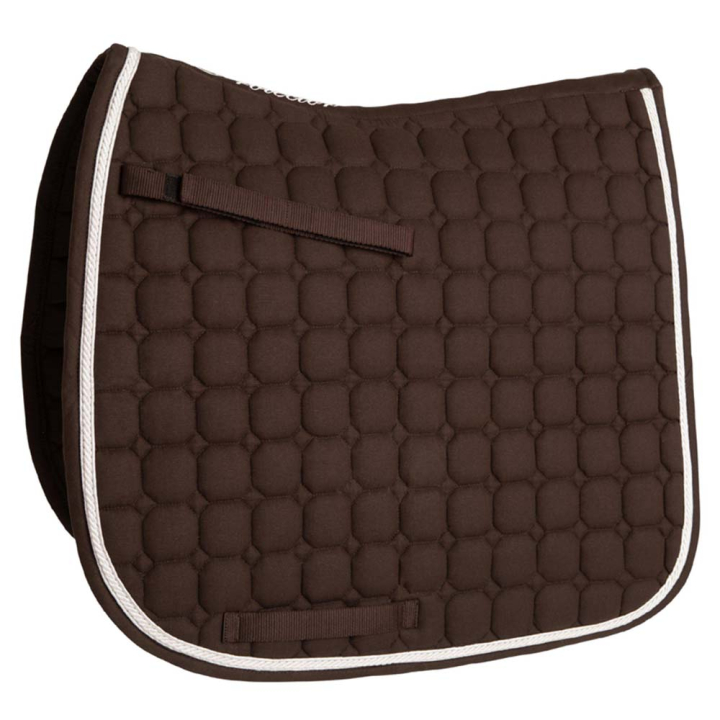 Dressyrschabrak Octagon Quilt Brun i gruppen Hästutrustning / Schabrak / Dressyrschabrak hos Horseonline AB (132054BR_r)