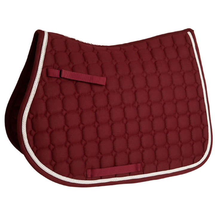 Schabrak Octagon Quilt Vinröd i gruppen Hästutrustning / Schabrak / Allround-, hoppschabrak hos Horseonline AB (132244WN_r)
