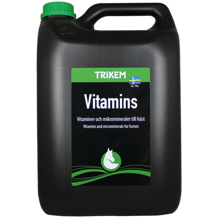 Vitamins Flytande 5000ml i gruppen Fodertillskott / Fodertillskott häst / Vitaminer & Mineraler hos Horseonline AB (178250-5000)