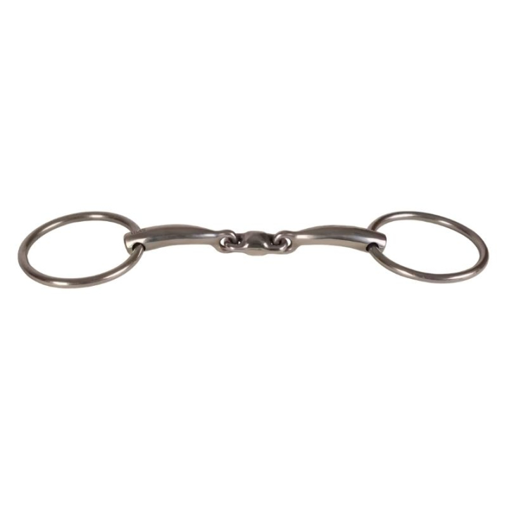 Tränsbett 3-delat med Lösa Ringar Stainless Steel 14mm i gruppen Hästutrustning / Bett / Tränsbett hos Horseonline AB (22003421_r)