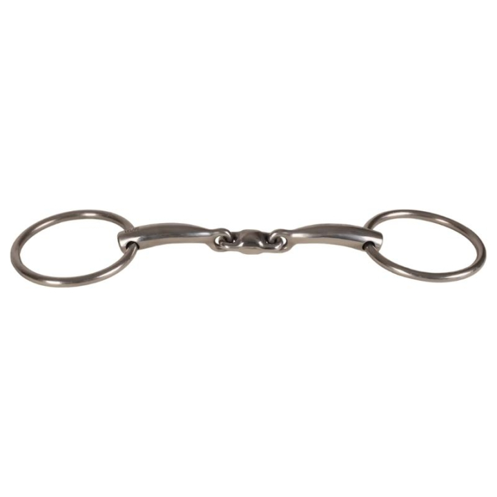 Tränsbett 3-delat med Lösa Ringar Stainless Steel 16mm i gruppen Hästutrustning / Bett / Tränsbett hos Horseonline AB (22004421_r)