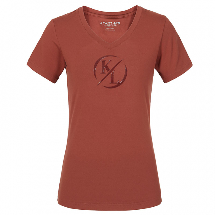 T-Shirt KLolania Brun Mahogny i gruppen Ridkläder / Ridtoppar och T-shirts / T-shirts hos Horseonline AB (2210203319Br_r)