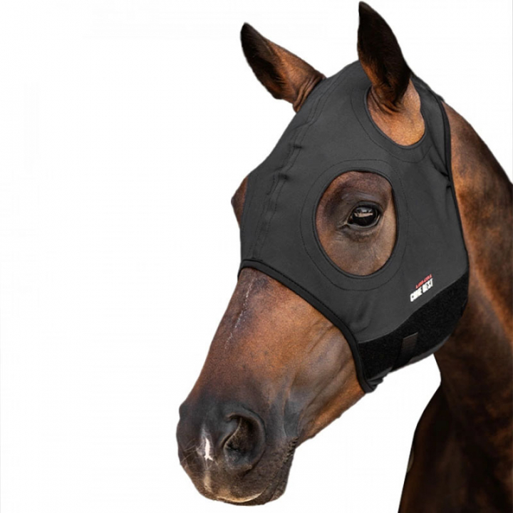 Stresshuva Titanium Mask utan Öron Svart i gruppen Hästutrustning / Stresshuvor hos Horseonline AB (221213BA)