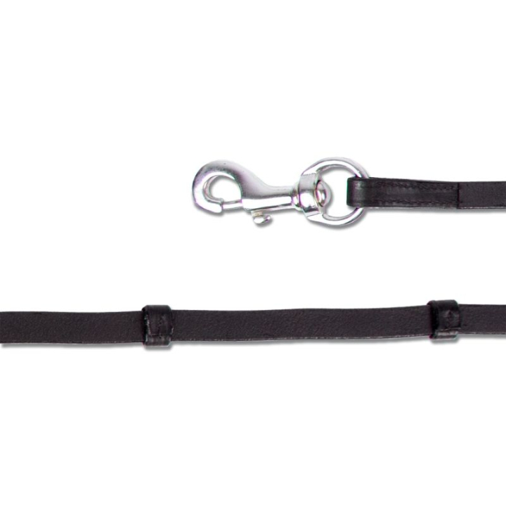 Islandstyglar Snap Hook Svart/Silver i gruppen Hästutrustning / Tyglar hos Horseonline AB (2276711BASI)