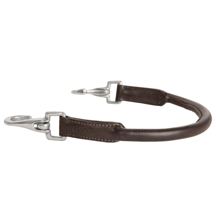 Rundsytt Sadelhandtag Chocolate/Silver i gruppen Hästutrustning / Tillbehör / Handtag till sadel hos Horseonline AB (232570CHSI)