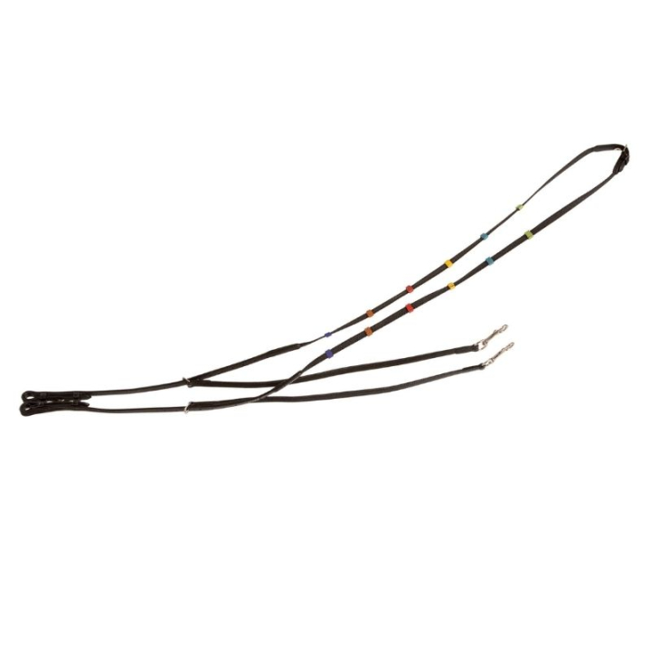 Hjälptyglar Molly Supergrip Svart i gruppen Hästutrustning / Tyglar / Vävribbtyglar hos Horseonline AB (235611BA_r)