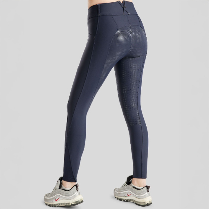 Ridbyxor MoZida Refined Crystals Full Grip Marinblå i gruppen Ridkläder / Ridbyxor & Ridtights / Ridbyxor hos Horseonline AB (243107334NA_r)