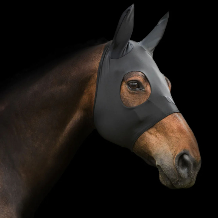 Stresshuva Spirit med Öron Svart i gruppen Hästutrustning / Stresshuvor hos Horseonline AB (25029002BA)