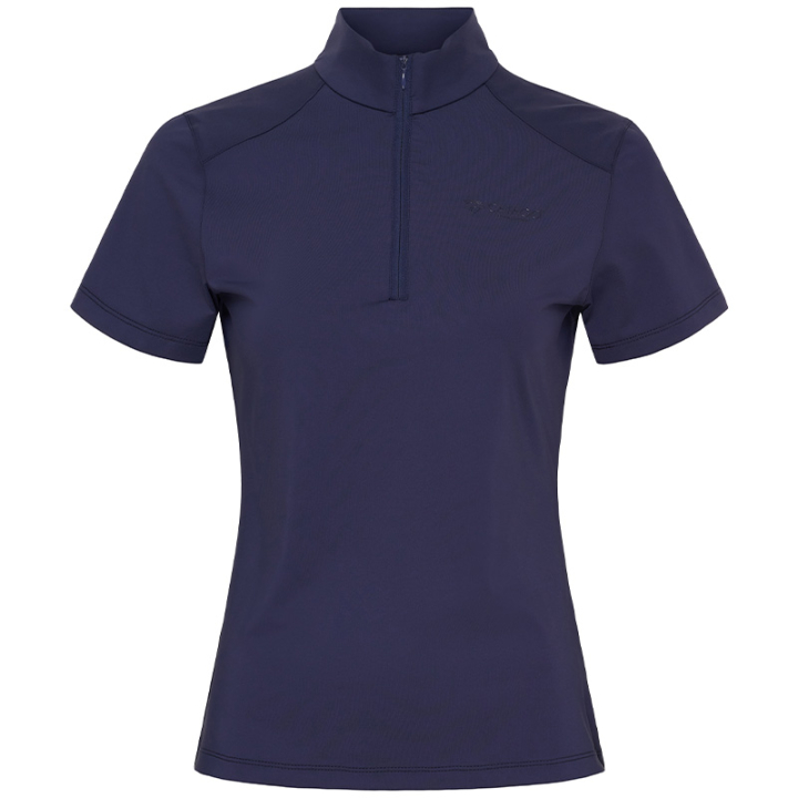 Ridtopp Thelma 1/4 Zip Marinblå i gruppen Ridkläder / Ridtoppar & T-shirts / Pikéer hos Horseonline AB (300571014NA_r)