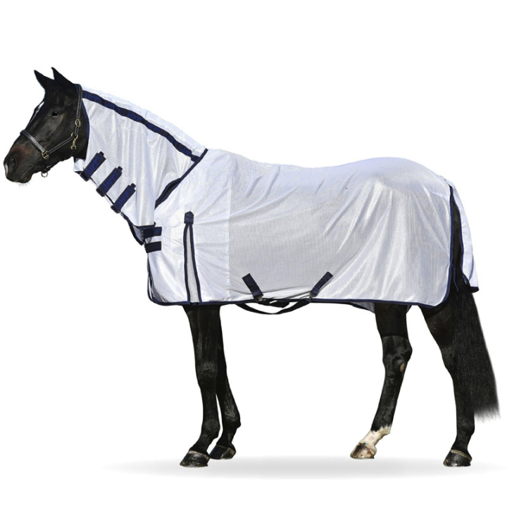 Flugtäcke Plus Polyester Mesh Vit i gruppen Hästtäcken / Flugtäcken & Eksemtäcken hos Horseonline AB (301805WH_r)