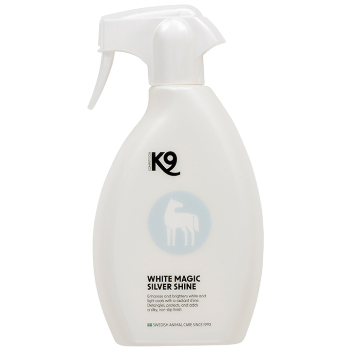 Pälsglans White Magic Sterling Silver Shine Leave In 500ml i gruppen Skötsel & Vård / Pälsvård / Pälsglans hos Horseonline AB (306250-500)
