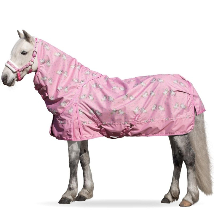 Regntäcke Basic Plus Unicorn Edition 600D 50g Rosa i gruppen Hästtäcken / Utetäcken / Regntäcken hos Horseonline AB (306737PI_r)