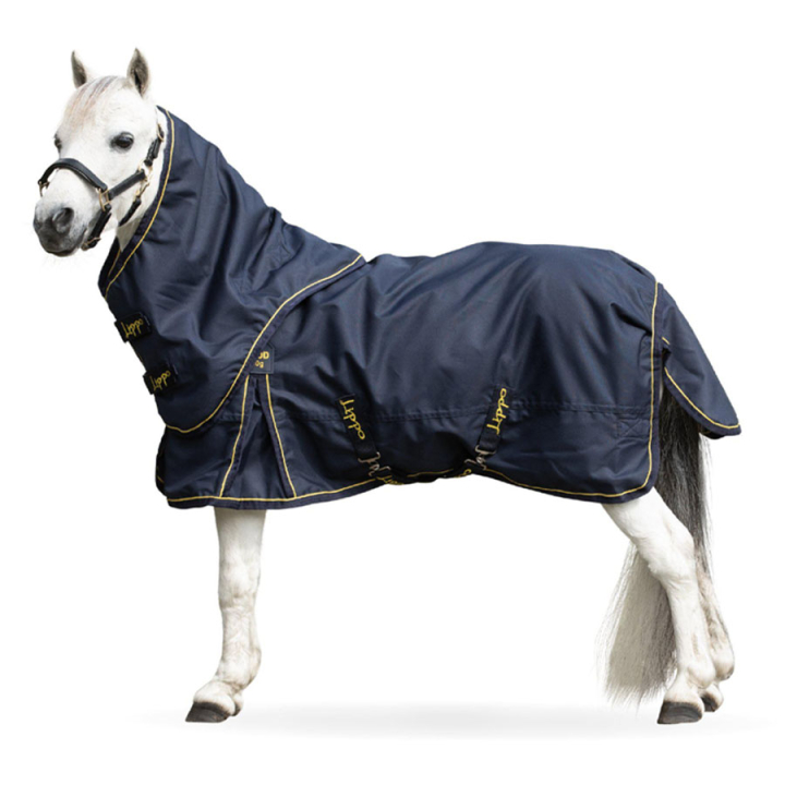 Regntäcke Miniature Basic Plus 600D 50g Marinblå i gruppen Hästtäcken / Utetäcken / Regntäcken hos Horseonline AB (310265NA_r)