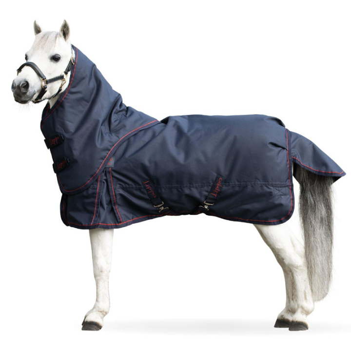 Utetäcke Miniature Basic Plus 600D 100g Marinblå i gruppen Hästtäcken / Utetäcken / Övergångstäcken hos Horseonline AB (310465NA_r)
