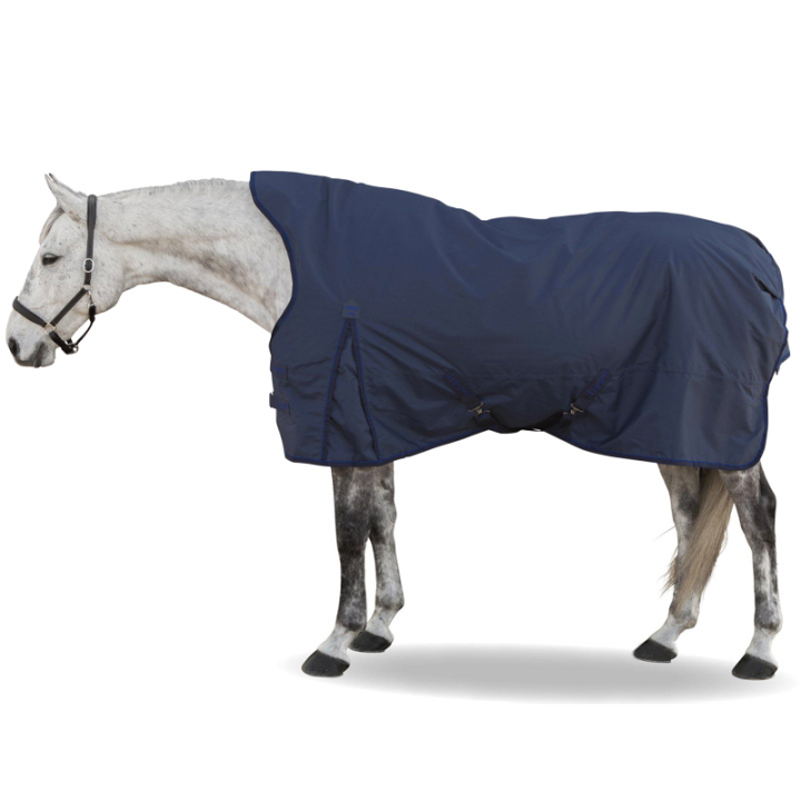 Vintertäcke Basic Halvhals 600D 200g Marinblå i gruppen Hästtäcken / Utetäcken / Vintertäcken hos Horseonline AB (311721NA_r)