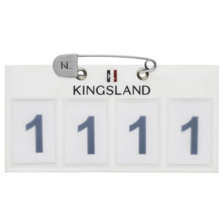 Nummerlapp Classic 4-Pocket 2-pack Vit i gruppen Hästutrustning / Tillbehör / Nummerlappar hos Horseonline AB (3120160001001WH)