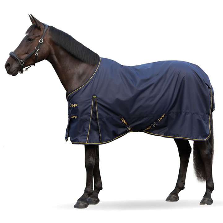Regntäcke Basic 600D 50g Marinblå i gruppen Hästtäcken / Utetäcken / Regntäcken hos Horseonline AB (312275NA_r)