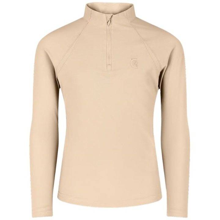 Träningstopp Barn/Junior Girl Madrid Long Sleeve Beige i gruppen Ridkläder / Tröjor hos Horseonline AB (3201332110BE_r)