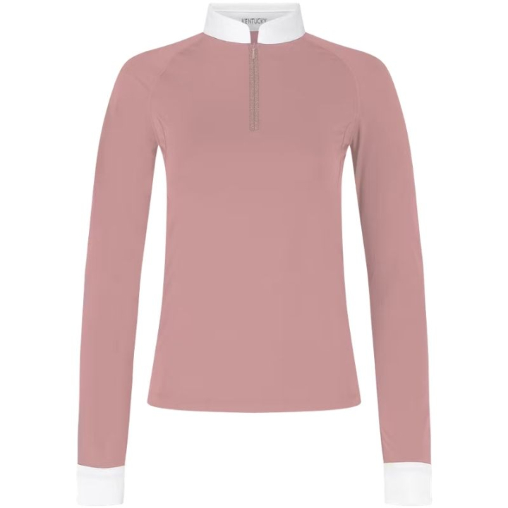 Tävlingstopp Classic Glitter Zipper Long Sleeve Gammelrosa i gruppen Ridkläder / Ridtoppar & T-shirts / Tävlingstoppar hos Horseonline AB (320311036OPI_r)