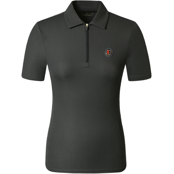 T-shirt Anniversary 1/2 Zip Grå i gruppen Ridkläder / Ridtoppar & T-shirts / T-shirts hos Horseonline AB (3230030GR_r)