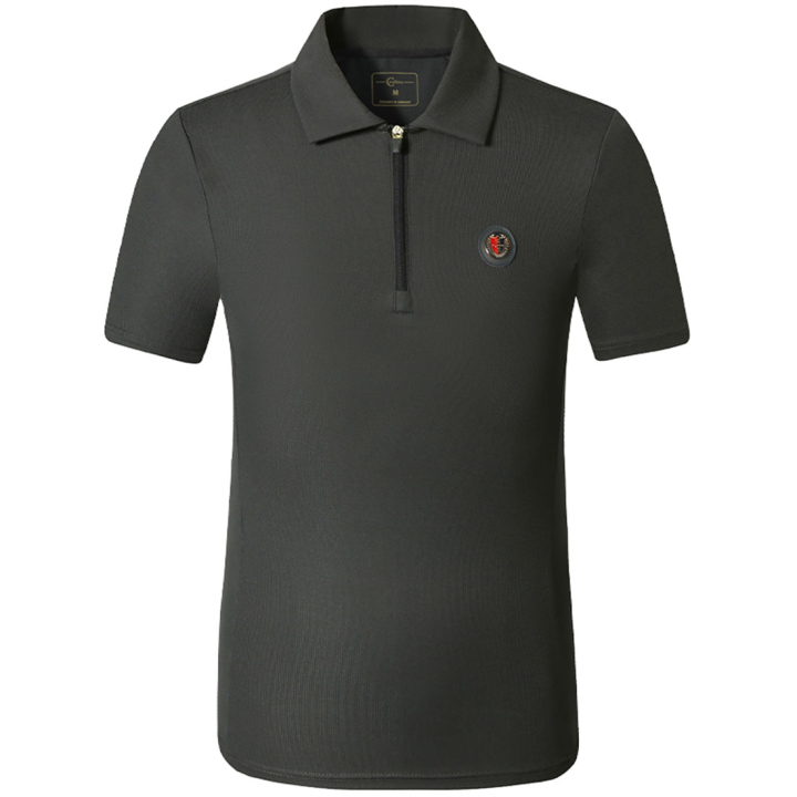 T-shirt Herr Anniversary 1/2 Zip Grå i gruppen Ridkläder / Ridtoppar & T-shirts / T-shirts hos Horseonline AB (3230068GR_r)
