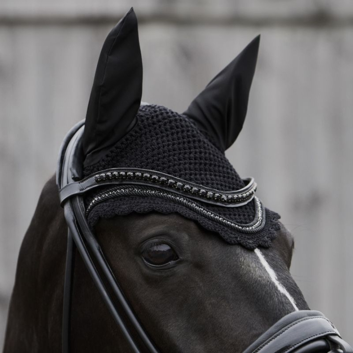 Huva Crystal Svart i gruppen Hästutrustning / Huvor hos Horseonline AB (34050038BA_r)