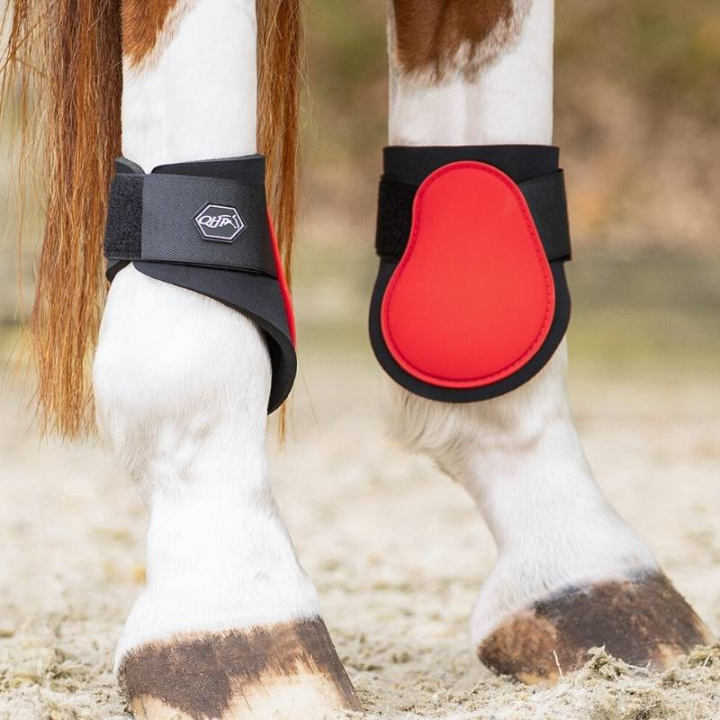 Strykkappor Neopren Röd i gruppen Hästutrustning / Benskydd & Benlindor / Bakbensskydd hos Horseonline AB (4034RE)