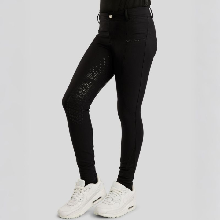 Ridbyxor Barn/Junior Crystals Full Grip Svart i gruppen Ridkläder / Ridbyxor & Ridtights / Ridbyxor hos Horseonline AB (404643128BA_r)