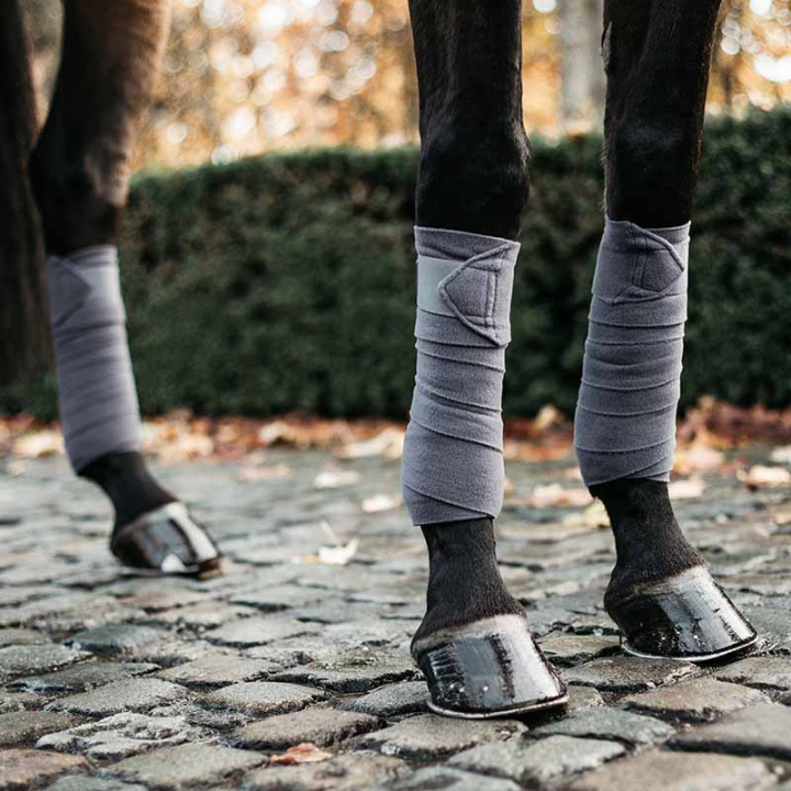 Benlindor Polar Fleece Grå i gruppen Hästutrustning / Benskydd & Benlindor / Benlindor hos Horseonline AB (42102GR)