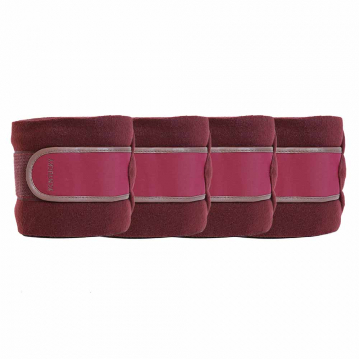 Lindor Polar Fleece 4-pack Bordeaux i gruppen Hästutrustning / Benskydd & Benlindor / Benlindor hos Horseonline AB (42111BO)