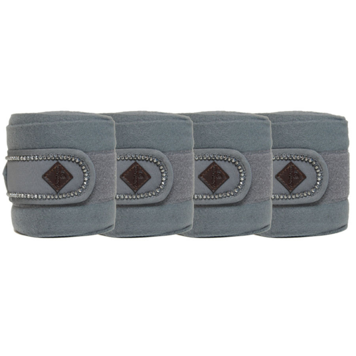 Benlindor Polar Fleece Pearls Grå i gruppen Hästutrustning / Benskydd & Benlindor / Benlindor hos Horseonline AB (42113GR)