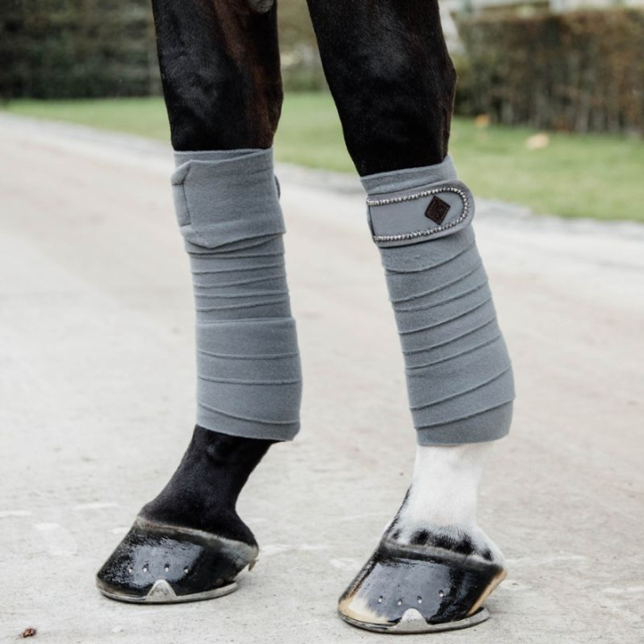 Benlindor Polar Fleece Pearls Grå i gruppen Hästutrustning / Benskydd & Benlindor / Benlindor hos Horseonline AB (42113GR)