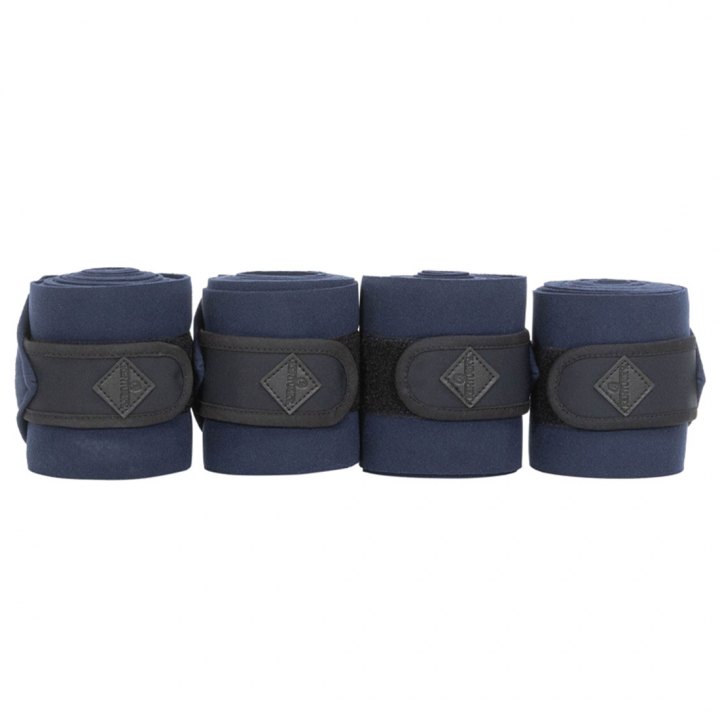 Benlindor Polar Fleece Show Vegan Wool Marinblå i gruppen Hästutrustning / Benskydd & Benlindor / Benlindor hos Horseonline AB (42120NA)