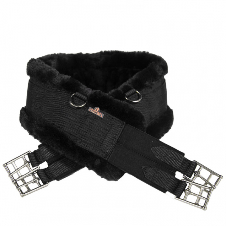 Sadelgjord Sheepskin Svart/Svart i gruppen Hästutrustning / Sadelgjordar / Allroundgjordar hos Horseonline AB (4240111115BABA_r)