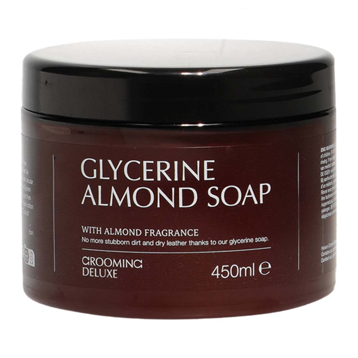 Lädertvål Glycerine Almond 450ml i gruppen Skötsel & Vård / Lädervård hos Horseonline AB (42421-450)
