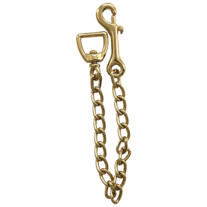 Kedja Stallion 60cm Guld i gruppen Hästutrustning / Grimskaft & Transportgrimskaft / Kedjegrimskaft hos Horseonline AB (425314160GD-60)
