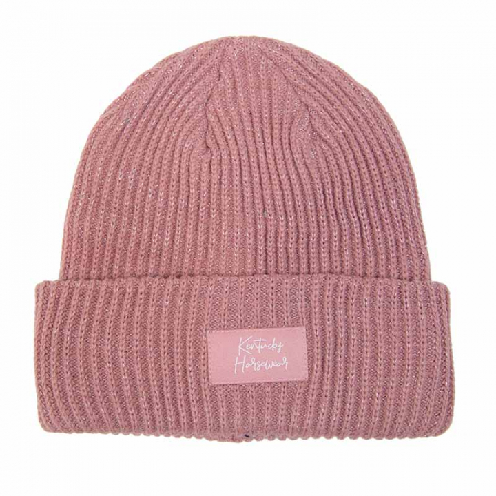 Mössa Beanie Glitter Gammelrosa i gruppen Ridkläder / Mössor & Kepsar / Mössor hos Horseonline AB (42591RS)