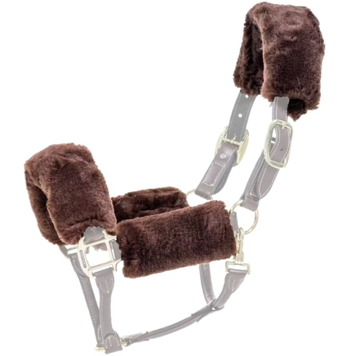 Sheepskin-set till Grimma Brun i gruppen Hästutrustning / Träns & Pannband / Nosludd & Nackludd hos Horseonline AB (42603BR)