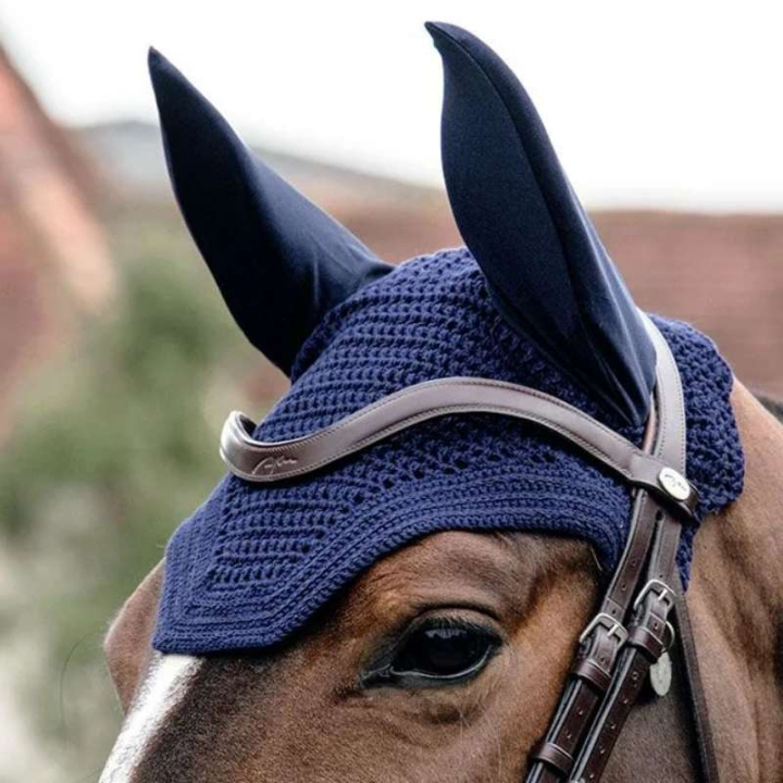 Flughuva Wellington Marinblå i gruppen Hästutrustning / Huvor hos Horseonline AB (42608Ma_r)