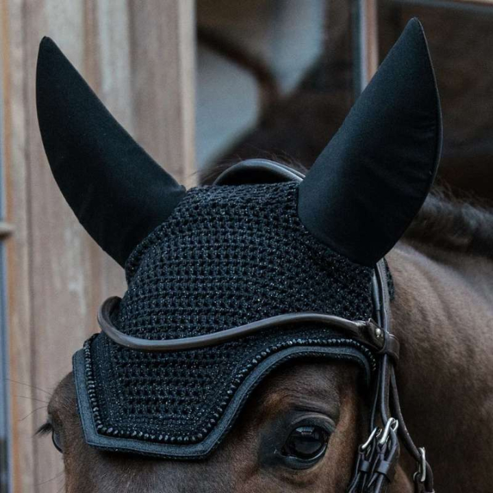 Huva Wellington Glitter Soundless Svart i gruppen Hästutrustning / Huvor hos Horseonline AB (4261901FBA_r)