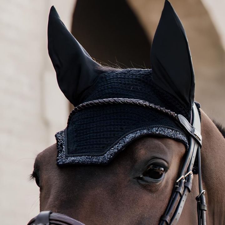 Huva Wellington Glitter Stone Soundless Svart i gruppen Hästutrustning / Huvor hos Horseonline AB (4262501FBA_r)